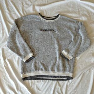 Vintage Cancun, Mexico Grey Soft Crewneck Embroidered Sweatshirt